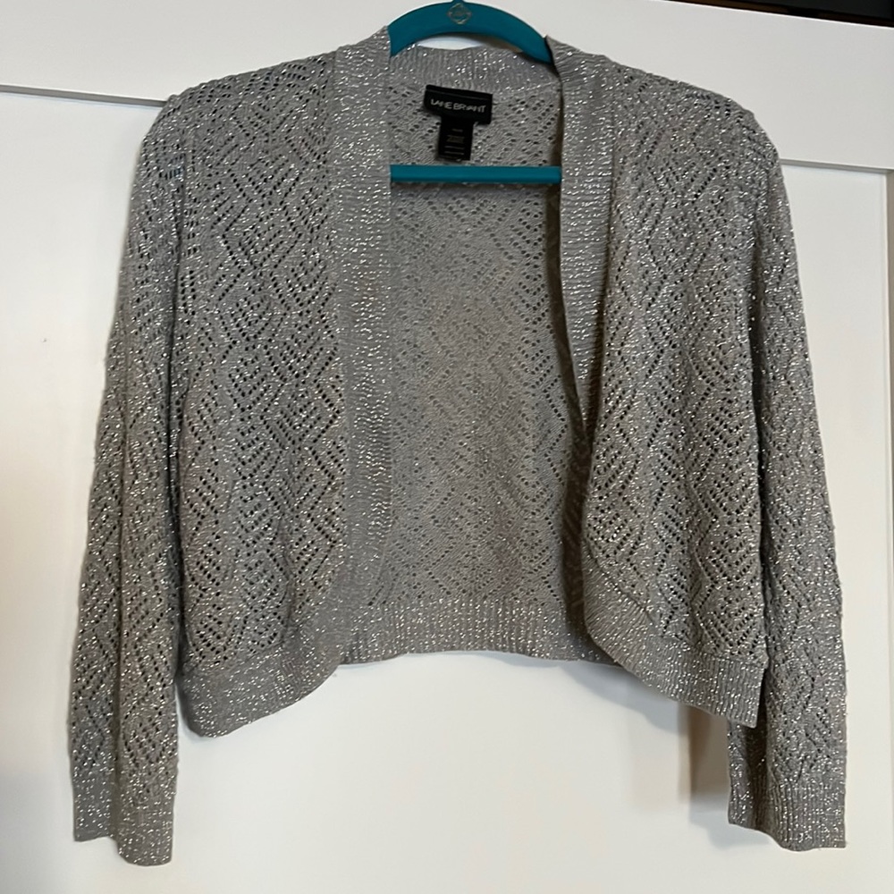 Silver sparkly cardigan